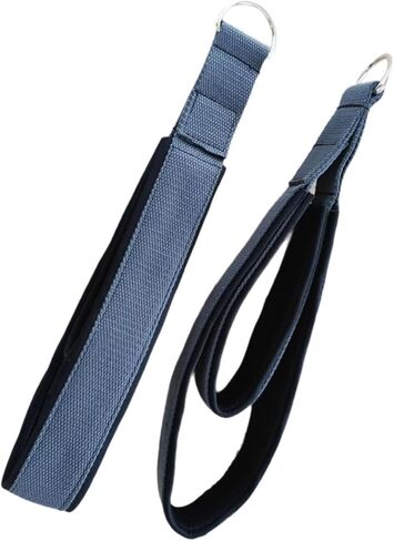 Pilates Straps Foot and Hand Straps 38x5cm (15x2 inch) Double Loops Workout Accessories for Reformer Gym Exercise Stretching in Kuwait