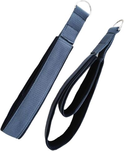 Pilates Straps Foot and Hand Straps 38x5cm (15x2 inch) Double Loops Workout Accessories for Reformer Gym Exercise Stretching in Kuwait