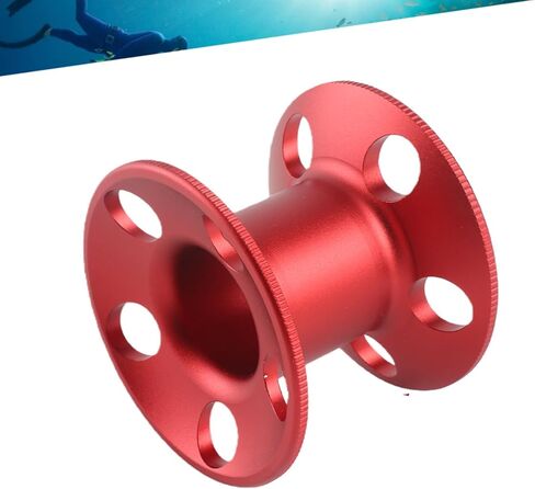 Finger Reel, Single Standard Size, Aluminum Freediving Guideline Spool Line Winder for Freediver Snorkeling Lover Underwater Explorer Diving Replacement Accessory in Kuwait