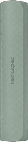 Retrospec Zuma Yoga Mat 6mm Thick Non-Slip TPE Exercise Mat | Cushioned Workout Mat for Yoga Pilates and Home Stretching | 72 x 24 with Carrying Strap in Kuwait