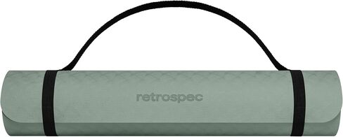 Retrospec Zuma Yoga Mat 6mm Thick Non-Slip TPE Exercise Mat | Cushioned Workout Mat for Yoga Pilates and Home Stretching | 72 x 24 with Carrying Strap in Kuwait