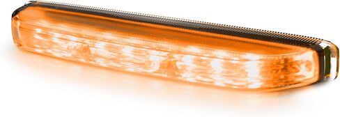 ECCO ED5051A LED مصابيح LED كهرمانية عالية الكثافة اتجاهية مزدوجة اللون 0.7 أمبير 12 فولت 24 فولت 18 نمط فلاش تحذير ضوء تحذير أضواء البناء للشاحنات على الطرق الوعرة المركبات التجارية، ضمان لمدة 5 سنوات in Kuwait