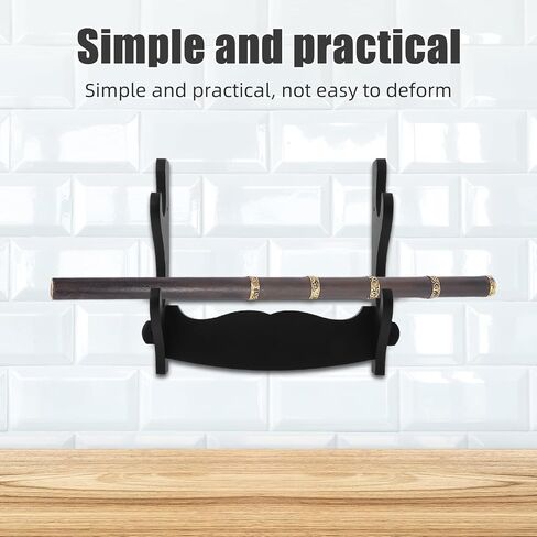Wooden Flute and Recorder Wall Mount Stand, Double-layer Black Wall Hanging Display Rack for Multi-instrument Woodwind Storage, Space-saving Musical Instrument Organizer in Kuwait