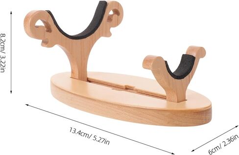 Alasum Wooden Ocarina Stand Holder for 12-hole Ocarinas Detachable Solid Wood Musical Instrument Display Base Organizer for Music Room in Saudi Arabia