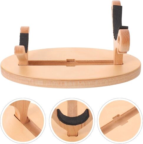Alasum Wooden Ocarina Stand Holder for 12-hole Ocarinas Detachable Solid Wood Musical Instrument Display Base Organizer for Music Room in Saudi Arabia