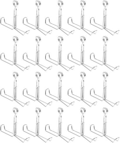 Homoyoyo 20pcs Spring Clamp Shut off Clips for Tubing with Smooth Surface Iron Material, Portable Design Fits Water Tubes and Can be Carried a Pocket in Kuwait