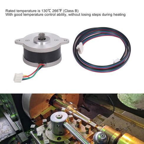 Topyond Pancake Nema 14 Stepper Motor مع كابل تمديد، Nema14 Φ36.4mm*17.5mm Extruder Stepper Motor، متوافق مع Orbitor/Sherpa Extruders in Kuwait