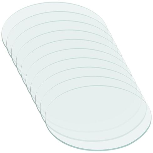 10pcs 120mm Flat Borosilicate Glass Watch Glasses Laboratory Beaker Covers for Chemical Experiments and Observation in Kuwait