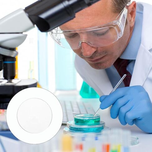 ULTECHNOVO 10pcs 50mm Laboratory Watch Glass Set for Chemical Experiment Evaporating Dish School Lab Use Sturdy Glassware in Kuwait