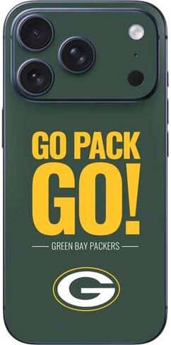 غلاف هاتف Skinit متوافق مع iPhone 17 Pro - تصميم Green Bay Packers المرخص رسميًا من الدوري الوطني لكرة القدم الأمريكية in Kuwait