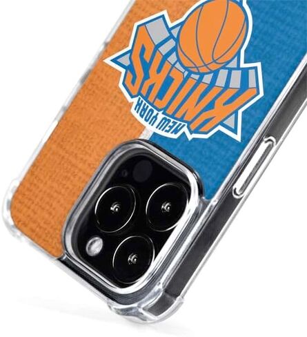 حافظة هاتف Skinit متوافقة مع MagSafe iPhone 13 Pro - تصميم قماشي مرخص رسميًا من NBA New York Knicks in Kuwait