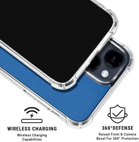حافظة هاتف Skinit الشفافة متوافقة مع iPhone 15 - تصميم مرخص رسميًا من NFL Los Angeles Rams in Kuwait