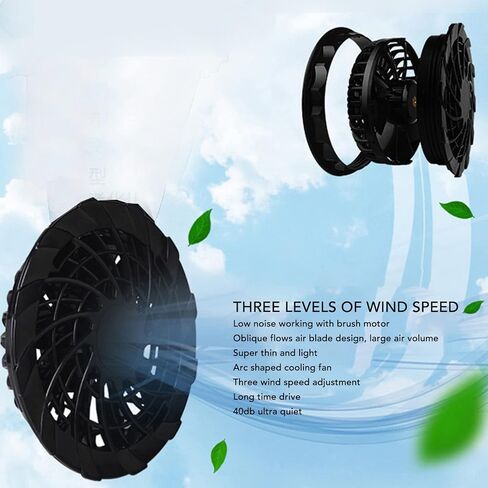 Cooling Fan Vest for Men Women, Wearable Air ConditionerJacket Clothing, 3 Speeds Work Cool 13 Hrs for Fishing Sport in Kuwait