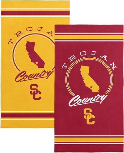 Northwest USC Trojans NCAA Homebreak Beach Towel 2 Pack 30 x 60 Inches in Kuwait