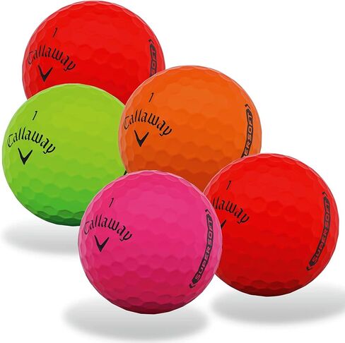Golf Ball Monkey Cheap Recycled Matte Mix for Callaway Supersoft Golf Balls Matte, Superhot, Superfast Golfballs Multicolored - Used for Callaway Golf Balls Matte Colored in Kuwait
