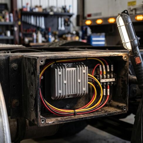 DC 48V إلى 5V محول الطاقة باك باك الخطوة المخفض - محول وحدة إمداد الجهد لأسفل مصمم لاستخدام السيارات - 10A 50W in Kuwait