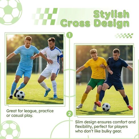 Mini Shin Guards, 2 Pairs Small Shin Pads for Youth Soccer Players and Adult Athletes, Lightweight Leg Protection for Indoor Football Training and Multi-Sport Use, Compact 9x6 Inch Size in Kuwait