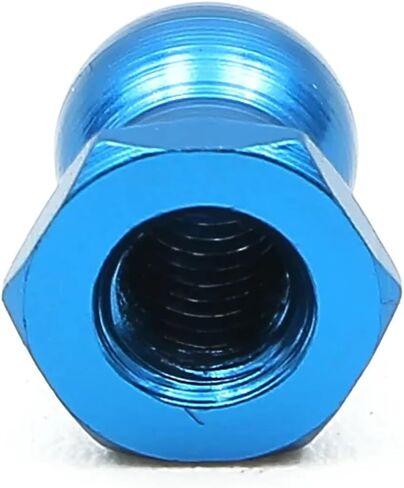 Components for Tamiya 53640 1/10 10 Pieces of 5mm Aluminum Alloy Ball Nut Blue RC Automotive Upgrade Parts Kit Modification in Kuwait