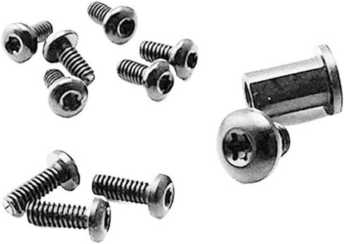10-Piece Set Titanium Scales Screw and Pivot Fits for Adamas 275, CNC Handle Patch Attachment Accessory(Black) in Kuwait