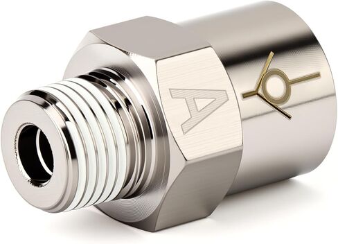 GASHER 2Pcs One-Way Non-return Check Valve 1/8" Male x 1/8" Female Thread, Prevent Water Back-flow in Kuwait