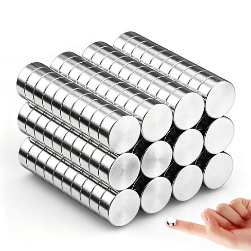 Small Magnets for 3D Printing - AUWHEMITY 200 Pack 6x3mm Rare Earth Magnets for Crafts, Refrigerator, DIY, Hobbies, School, Kitchen & Office in Kuwait