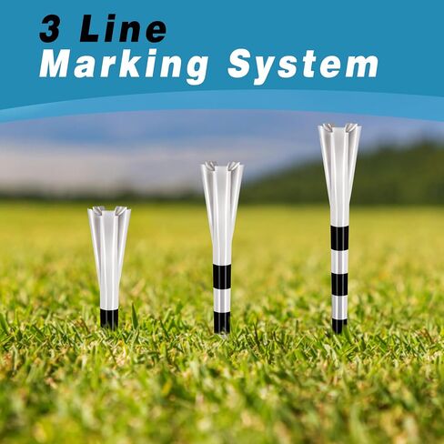 Professional Plastic Golf Tees 160 Pack (3-1/4" or 2-3/4" 100 Pack & 1-1/2" 60 Pack), Reduces Friction & Side Spin, Enhanced Durability & Stability in Kuwait