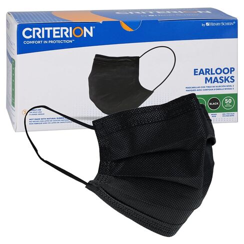 Criterion ASTM Level 3 Disposable Face Mask – Teal, 3-Ply, Fluid Resistant, Latex-Free, Flat Earloops, Adult, 50/Box in Kuwait