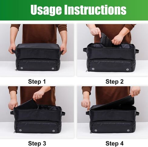 Golf Trunk Organizer for Isuzu N-Series Gas 2000–2026, 2 Layer Storage with Shoe Compartment, Car Locker for Balls, Tees and Accessories in Kuwait