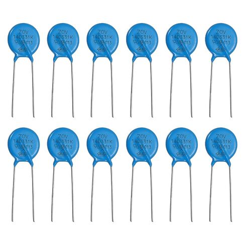 MECCANIXITY 12 قطعة من المقاومات المعتمدة على الجهد الكهربي، 14D431K Varistor AC 275V شعاعي محولات قرص الرصاص 14.5 مم Dia Surge حامي التيار لحماية دائرة التيار المتردد/التيار المستمر in Kuwait