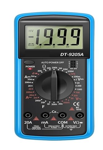 جهاز قياس رقمي متعدد DT9205A 1999 عدد نطاق تلقائي حقيقي AC/DC أمبير أوم جهاز اختبار السعة التناظري المتعدد (DT9205A أخضر) in Kuwait
