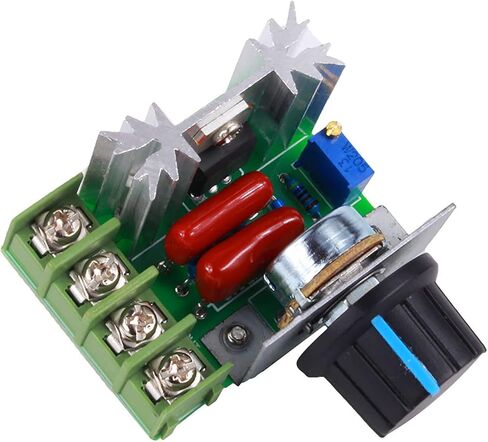 AC Motor Speed Controller, 2000W High Power Bi-Directional, SCR Voltage Regulator, Adjustable Output 50V-220V, for Electric Stove, Water Heater, Lighting Dimmer, Small Motors, Home in Kuwait