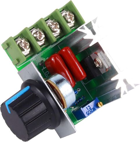 AC Motor Speed Controller, 2000W High Power Bi-Directional, SCR Voltage Regulator, Adjustable Output 50V-220V, for Electric Stove, Water Heater, Lighting Dimmer, Small Motors, Home in Kuwait