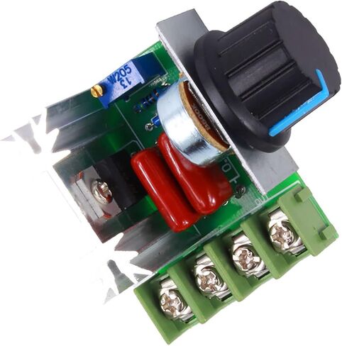 AC Motor Speed Controller, 2000W High Power Bi-Directional, SCR Voltage Regulator, Adjustable Output 50V-220V, for Electric Stove, Water Heater, Lighting Dimmer, Small Motors, Home in Kuwait