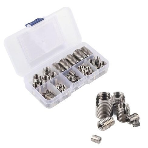 50Pcs Threaded Inserts Nuts Assortment Kit, Zinc Alloy Wood Furniture Inserts, Multi-Size M4/M5/M6/M8 with Organizer Box in Kuwait