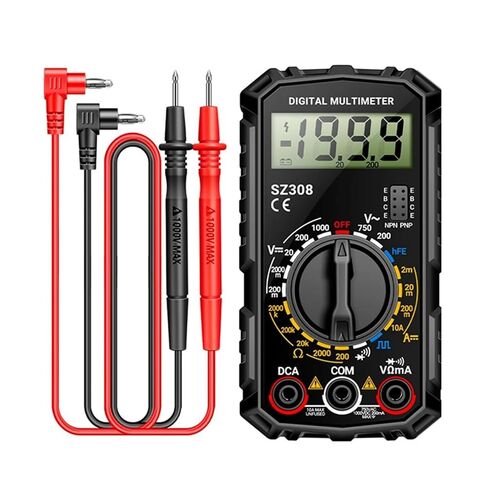 B66C SZ308 Digital Multimeter Voltage Resistance Meter AC/DC Current Meter Electrician LCD Backlight Wave Test B in Kuwait