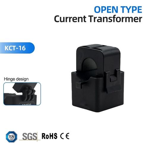 محول تيار مقسم KCT-16 - مستشعر تيار متردد مثبت بمشبك 16 مم لإجراء قياسات دقيقة (50 أمبير، 1 فولت) in Kuwait