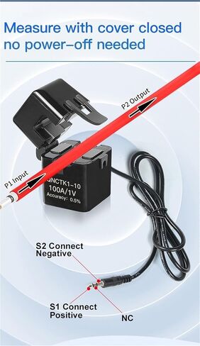 Split Core CT Current Transformer 100A Clamp-on Current Sensor for Accurate Measurement(1A,1V) in Kuwait