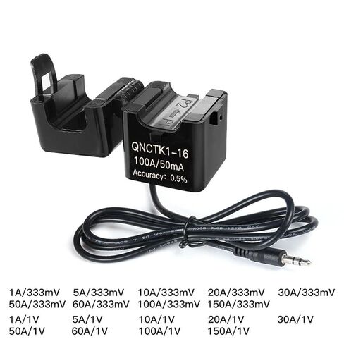 Split Core CT Current Transformer 100A Clamp-on Current Sensor for Accurate Measurement(1A,1V) in Kuwait