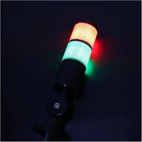 Industrial 2-Layer 110V Red Green Tower Signal Warning Light Steady Indicator Light in Kuwait