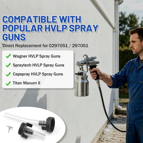 0297051 مجموعة صمامات الفحص لـ Titan Maxum II، Wagner، Spraytech، مسدس رش Capspray HVLP، منع التدفق الخلفي، إصلاح التسرب، استعادة ضغط الرش - عبوتان in Kuwait