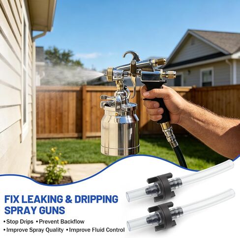 0297051 مجموعة صمامات الفحص لـ Titan Maxum II، Wagner، Spraytech، مسدس رش Capspray HVLP، منع التدفق الخلفي، إصلاح التسرب، استعادة ضغط الرش - عبوتان in Kuwait
