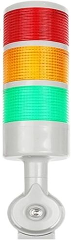 Rotatable 180 Stack Light Red Orange Amber Green Warning Light Industrial for DC12-24V Steady Flashing Light LED 220vac(CS4,110V-220V) in Kuwait