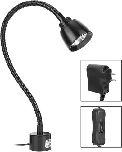 7 واط قابل للتعديل LED ضوء العمل آلة مخرطة أداة مرنة معقوفة مصباح لآلة اللكم ضوء العمل الحفر الصحافة مخرطة in Kuwait