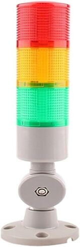 Multilayer Industrial Stack Light 3 Layers LED Signal Tower Alarm Machinery Caution Safety Light with Swivel Base(Multi) in Kuwait
