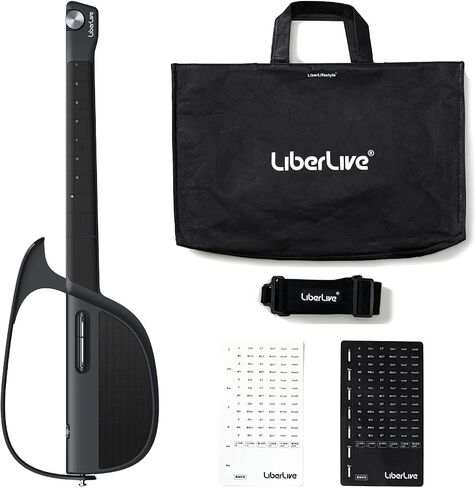 LiberLive C1 Stringless Smart Guitar (Black), with Companion Kit (Black) in Kuwait