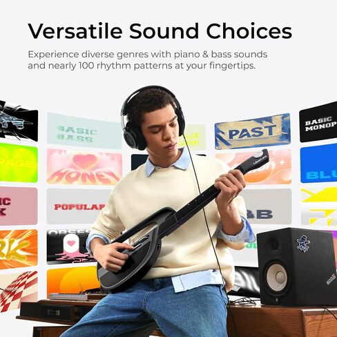 LiberLive C1 Stringless Smart Guitar (Black), with Companion Kit (Black) in Kuwait