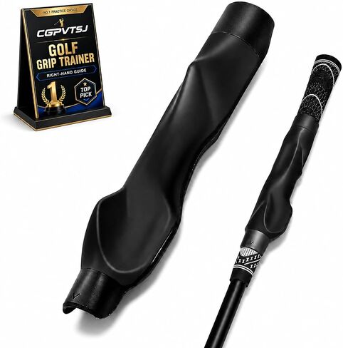 Golf Grip Trainer Fix Club for Right Hand Training Molded Aid Putter Practice Swing Gadgets Snap on Professional Accessories Ergonomic Clip on Attachment Master Posture Corrector Golfers in Saudi Arabia