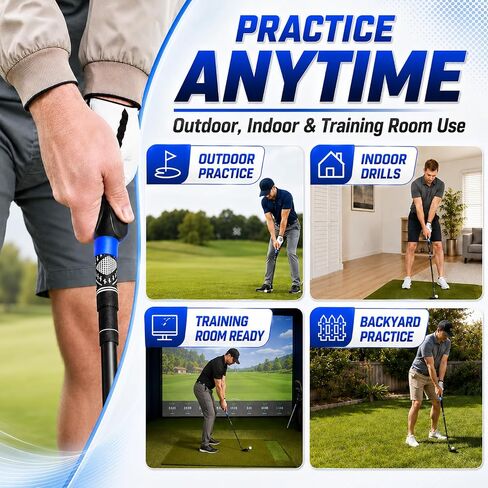 Golf Grip Trainer Fix Club for Right Hand Training Molded Aid Putter Practice Swing Gadgets Snap on Professional Accessories Ergonomic Clip on Attachment Master Posture Corrector Golfers in Saudi Arabia