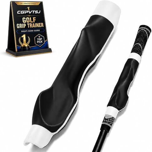 Golf Grip Trainer Fix Club for Right Hand Training Molded Aid Putter Practice Swing Gadgets Snap on Professional Accessories Ergonomic Clip on Attachment Master Posture Corrector Golfers in Saudi Arabia