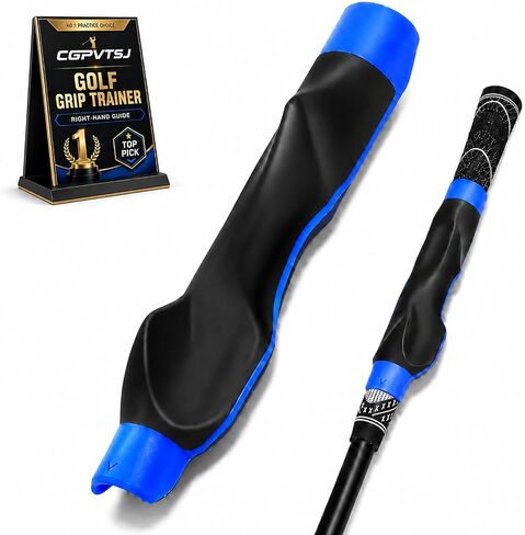 Golf Grip Trainer Fix Club for Right Hand Training Molded Aid Putter Practice Swing Gadgets Snap on Professional Accessories Ergonomic Clip on Attachment Master Posture Corrector Golfers in Saudi Arabia
